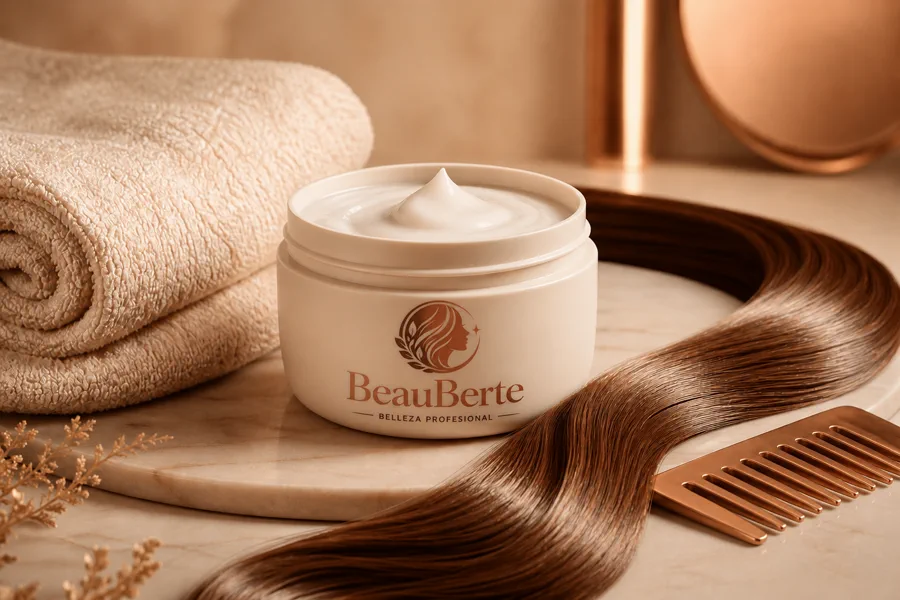 Rutina BeauBerte para reparación y cabello dañado