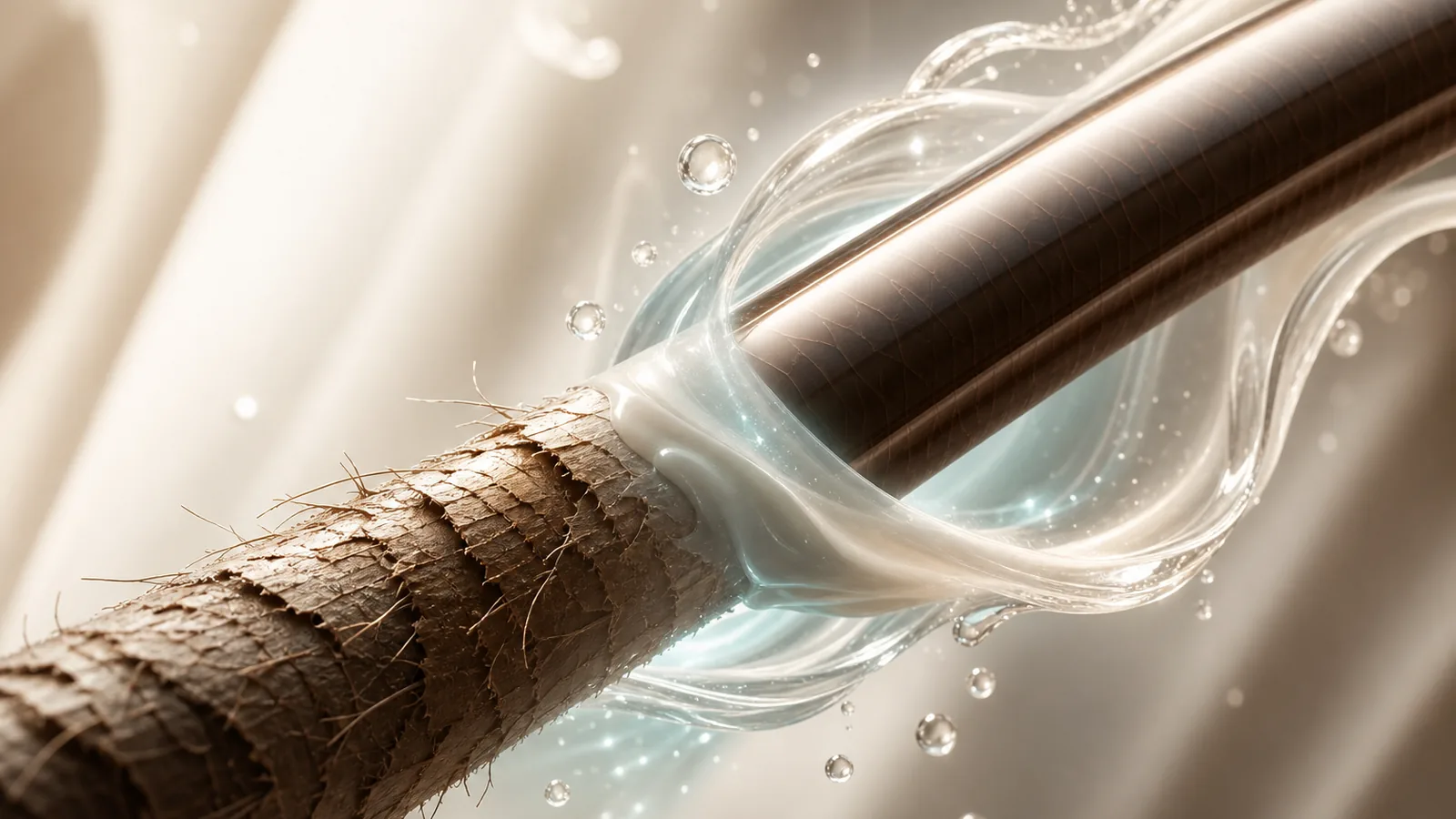 Rutina de hidratación y suavidad para cabello seco y encrespado en estética premium BeauBerte